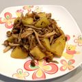 翔ちゃん心ちゃん's cooksnap of when they made しめじとじゃがいものにんにく醤油.