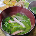 まゆみきママ's cooksnap of when they made 簡単★ベーコンとほうれん草の白だしスープ.