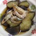 さとみトミ's cooksnap of when they made なすと海老の煮物.