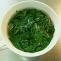 ゆりYO船長's cooksnap of when they made モロヘイヤのスープ.