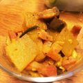 でらこ's cooksnap of when they made 脱・煮物！簡単冬瓜とベーコンのカレー炒め.
