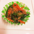 きゃな♭'s cooksnap of when they made 簡単!人参とピーマンのシーチキン炒め.