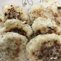 ☆★あーこ★☆'s cooksnap of when they made さっぱりつくね風☆鶏ひき肉のハンバーグ.