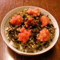 よよっち♪'s cooksnap of when they made 明太高菜ご飯★食べラーのせ♬.