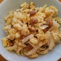 ayakaL7's cooksnap of when they made 千切りキャベツと納豆のネバネバ炒め.