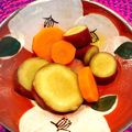 ちゃぴ♥'s cooksnap of when they made サツマイモと人参のほっこり煮.