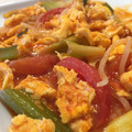 ysakY's cooksnap of when they made トマトと卵のチリソース炒め.
