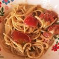 こがしママ's cooksnap of when they made (ひとり飯)牛乳で作るクリームパスタ.