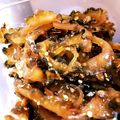 とつぎーの's cooksnap of when they made 【大量消費常備菜】ゴーヤと塩こぶの佃煮♪.
