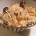ayayanmama's cooksnap of when they made シンプル美味しいきのこの炊き込みごはん.