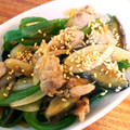 tomupooh's cooksnap of when they made なすと豚の甘辛炒め.