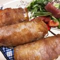 ここぶーママ's cooksnap of when they made ご飯が進む☆豚バラ厚揚げ巻き.