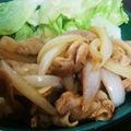 蛇口から生ビール's cooksnap of when they made 豚バラ肉の簡単生姜焼き.