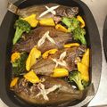 まれぃ's cooksnap of when they made カレイのオーブン焼きバルサミコ玉葱ソース.