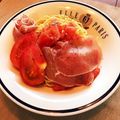 クック9HNNEM☆'s cooksnap of when they made 簡単トマトとバジルの生ハム冷製パスタ.