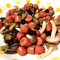 R★Hママ♥'s cooksnap of when they made なすとピーマンとウインナーのコロコロ炒め.