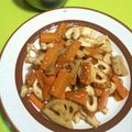 ★natalie's cooksnap of when they made レンコンと人参のきんぴら.