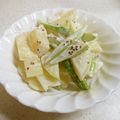 marriott's cooksnap of when they made アスパラとじゃがいものマスタード和え.