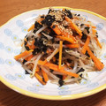 ぽめchan's cooksnap of when they made 簡単！モヤシと海苔の和え物 ナムル風.