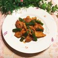なつき☆ミ's cooksnap of when they made 簡単♪キムチと玉葱天ぷらの炒め物.