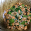 megukky's cooksnap of when they made 納豆とつるむらさきのネバネバ丼.