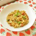 あやちん０８１６'s cooksnap of when they made 卵なし炒飯☆具はハムネギのみ.