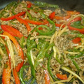 ゆめり’s mama's cooksnap of when they made 超簡単♡たけのこを使った青椒肉絲.