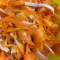 たまたに's cooksnap of when they made レンジで簡単！人参ハム中華和え。.
