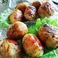 3ﾒﾝmam's cooksnap of when they made スタミナ満点♡肉巻きおにぎり.