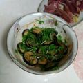 クックE697PE☆'s cooksnap of when they made ナスと水菜の味噌和え♡.