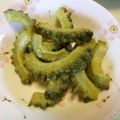 みるきー猫ちゃん's cooksnap of when they made 簡単、ゴーヤの白ワイン炒め。.