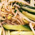 うめらぶちゃん's cooksnap of when they made 子大豆もやしときゅうりのポン酢あえ.