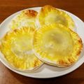 ひろぴた's cooksnap of when they made 餃子の皮でパリッジュワ～♡あんバターパイ.