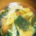 キャラメグ♪'s cooksnap of when they made 冷たい味噌汁.
