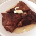 花団子＊'s cooksnap of when they made 卵不使用☆ふんわりココアパンケーキ。.