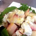 カフェフランボワーズ's cooksnap of when they made 桃モッツァレラ♬.
