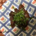 働く女子の台所's cooksnap of when they made ねぎとしょうがで簡単豚レバーのおかず。.