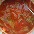るなぴぴ's cooksnap of when they made 夏野菜使い切り☆レタスとトマトのスープ.