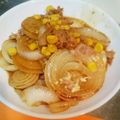 れもたす's cooksnap of when they made 安ウマ！たまねぎステーキツナソース.