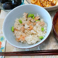 ♡のんちゃ♡♡'s cooksnap of when they made 炊飯器で簡単☆海老ピラフ風炊き込みご飯★.