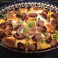 noriko7's cooksnap of when they made あまったパンで♡食パンキッシュ.