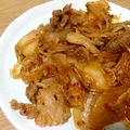 Tomoyosan's cooksnap of when they made 豚小間で！豚キム チャプチェ風炒め.