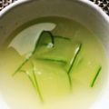 kana叶's cooksnap of when they made ヒラヒラ❤リボンキュウリのスープ.