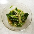 ☆すぬぴっぴ☆'s cooksnap of when they made ＊ほうれんそうとえのきの酢の物＊.