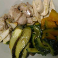 せつせつせつ's cooksnap of when they made 簡単！鶏もも肉と夏野菜のアヒージョ.