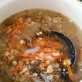 タケちゃん☆'s cooksnap of when they made ヘルシー美味しい！もずくのかきたまスープ.