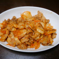 みとー's cooksnap of when they made 簡単♪豚肉とキムチの炒め物.