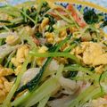m_miho's cooksnap of when they made ダイエットに◎水菜とカニ玉の和風ナムル.