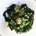 ★サンセット★'s cooksnap of when they made レンジで、オクラと生わかめの和え物.