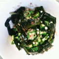★サンセット★'s cooksnap of when they made レンジで、オクラと生わかめの和え物.